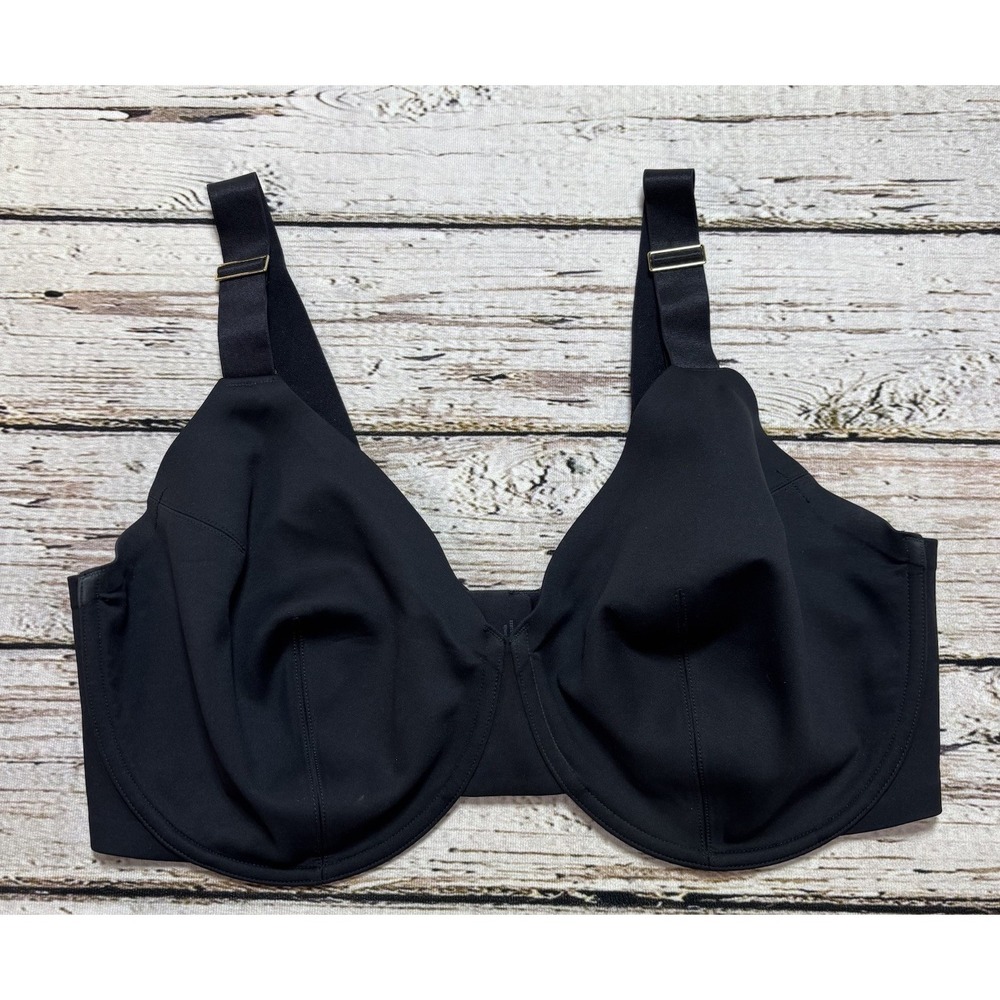 Thirdlove Classic Unlined Bra Full Coverage 40F Black Underwire Wired